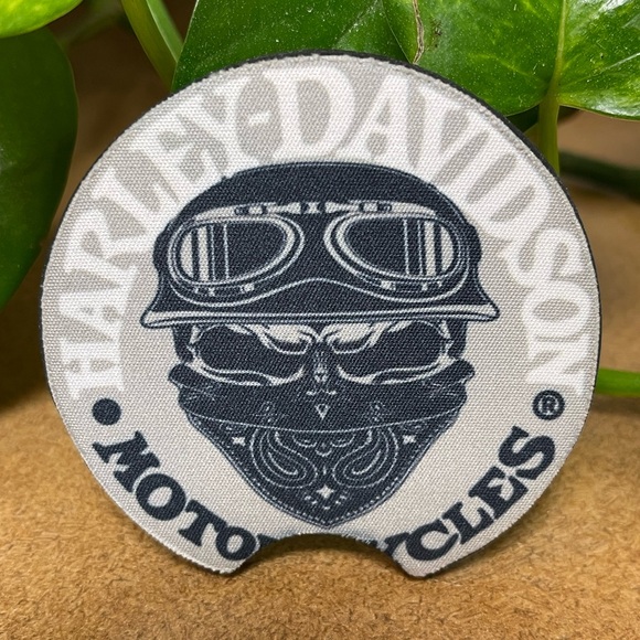 Harley Davidson style car coasters set/2 - Picture 3 of 7